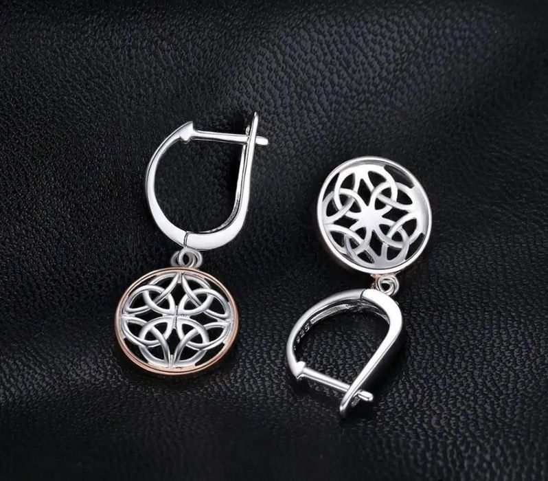 Серьги серебро импорт