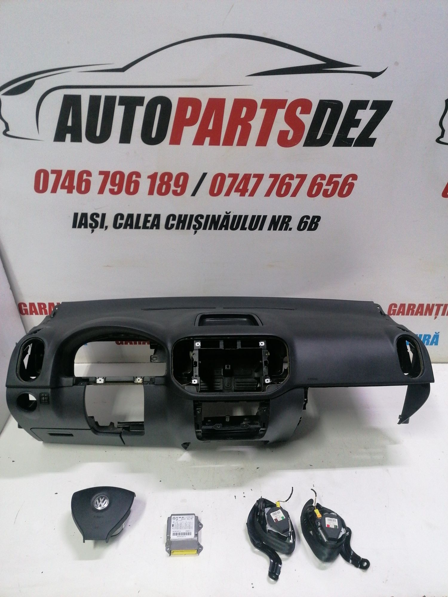 Plansa bord Kit airbag șofer pasager centuri Golf 5 Plus Golf 6 Plus