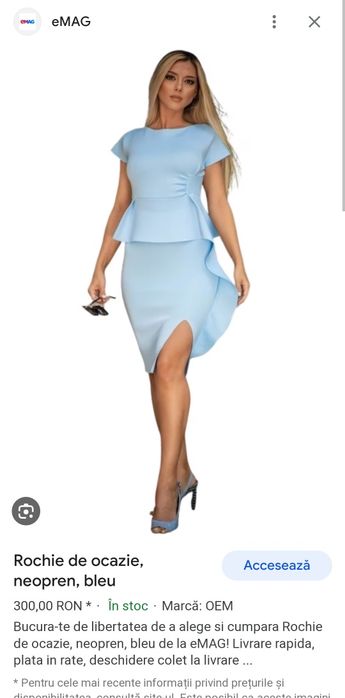 Vand rochie neopren 40