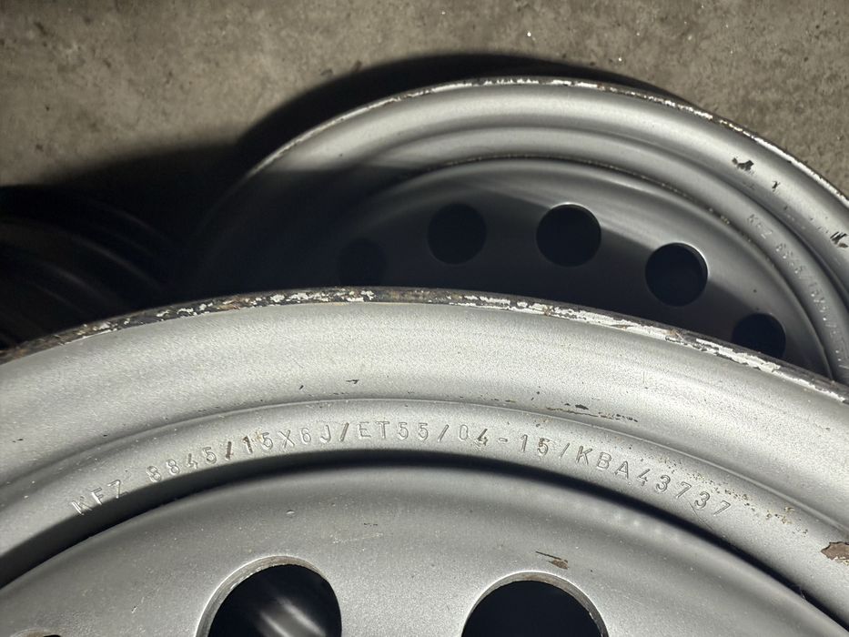 Roti VW T4 5x112 ET55 Anvelope Firestone205/65-16C 7mm