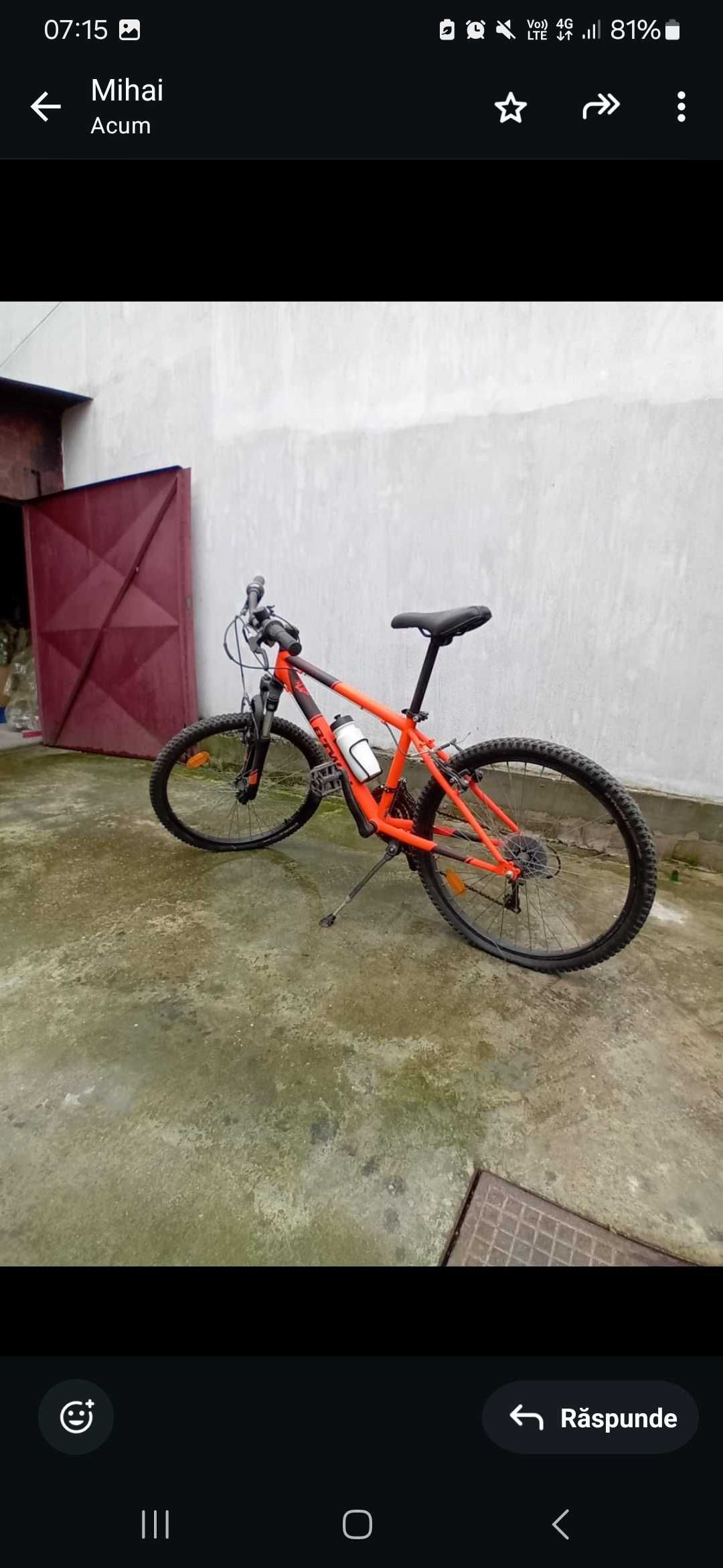 Bicicleta copii 10/16 ani