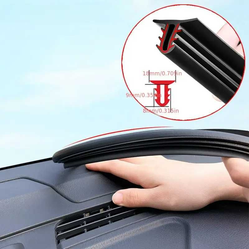 Гумено уплътнение за табло на кола,автомобил, между стъклото и таблото