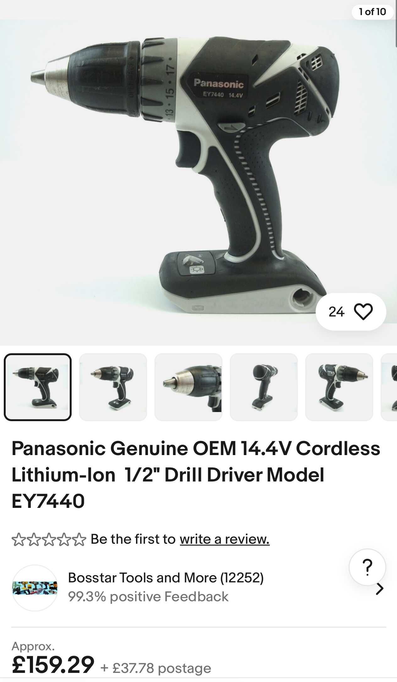 Panasonic EY7440 - Акумулаторен винтоверт 14.4V