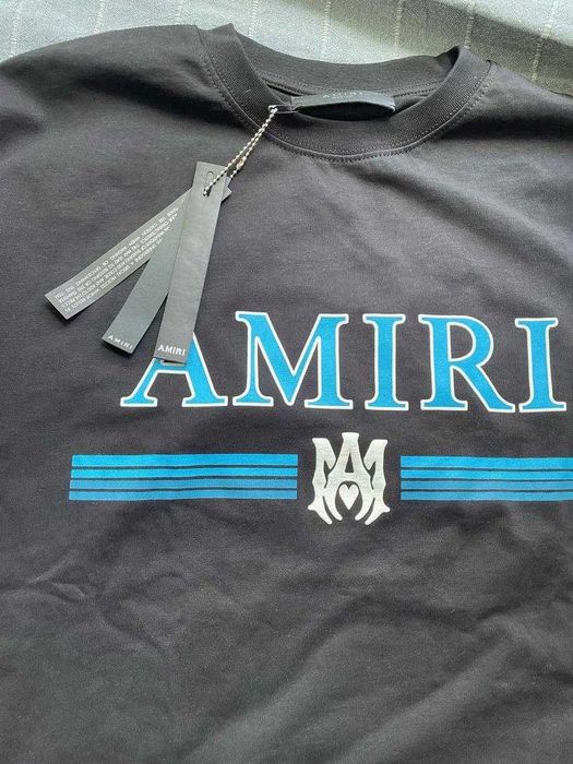 Тениска Amiri черно/синьо номер s