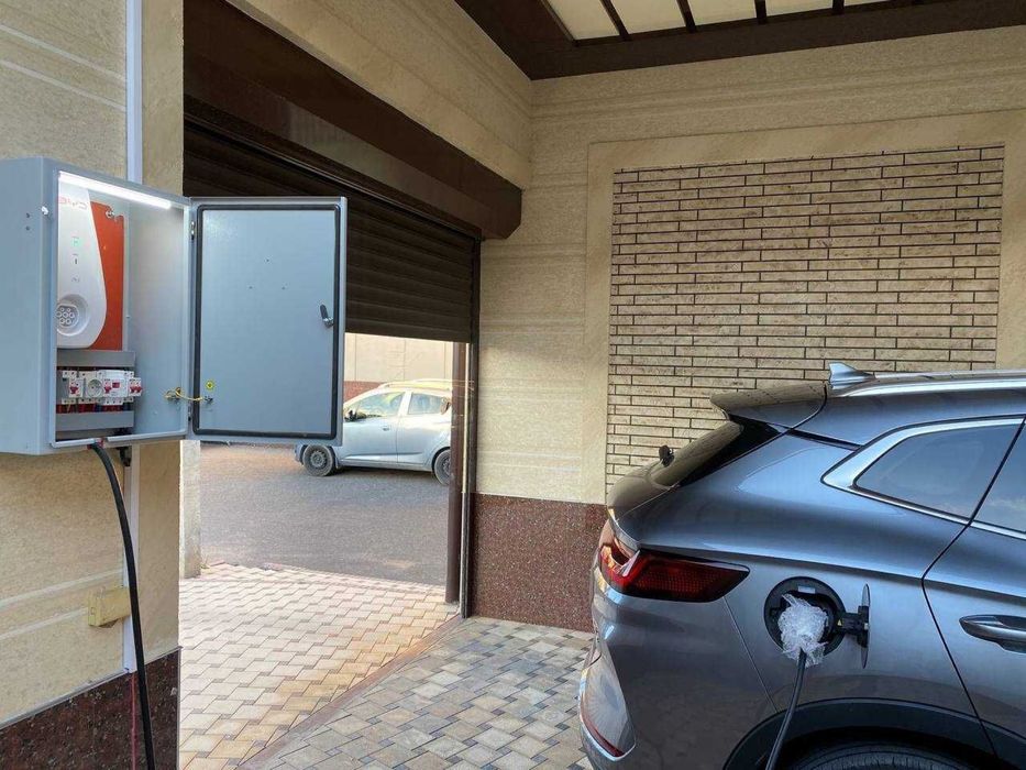 Электромобил зарядка установка