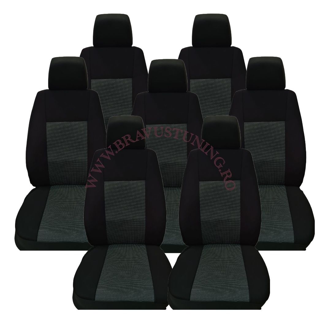 Huse scaun auto Sharan 5 locuri / 7 locuri individuale stofa tapiterie