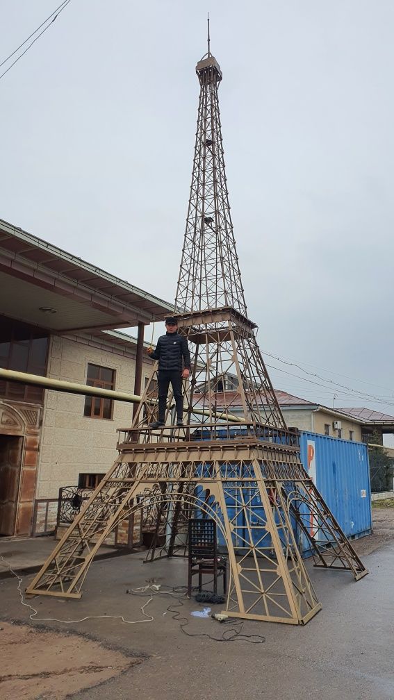 Eiffel теле бащня изготовием на заказ