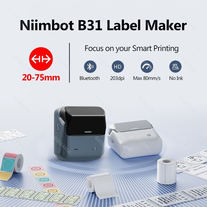 Niimbot  B31 original printer. B1 ning kengaytirilgan versiyasi.