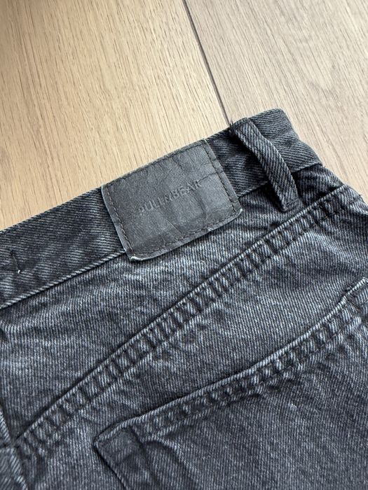 Blugi Mom negri Pull&Bear