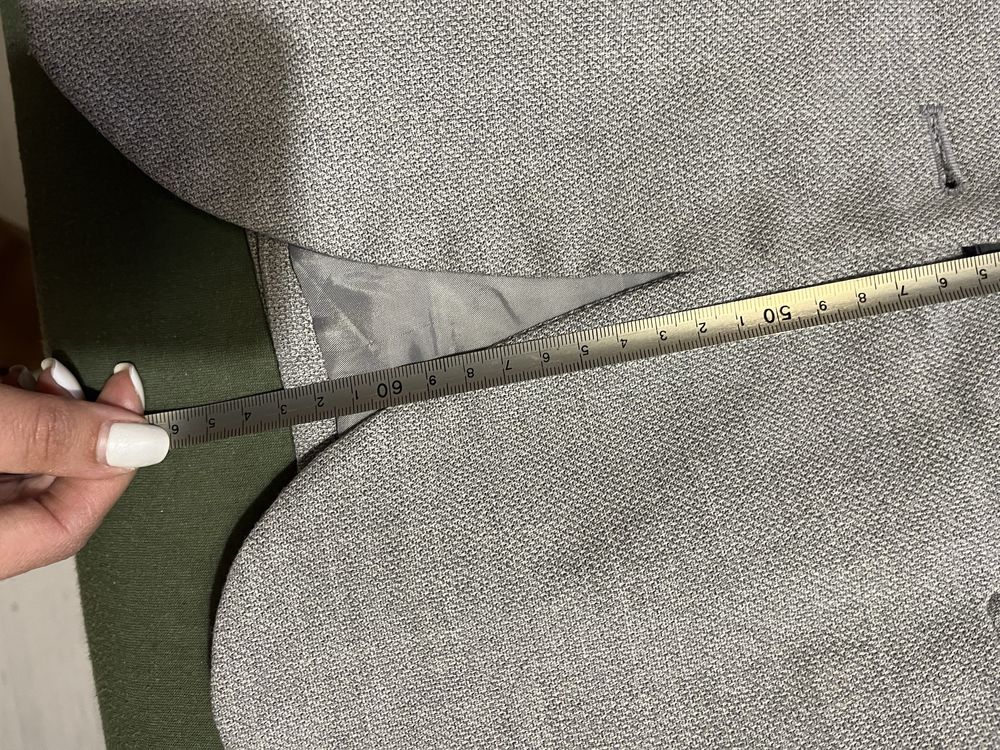 Сиво вталено сако Zara XS