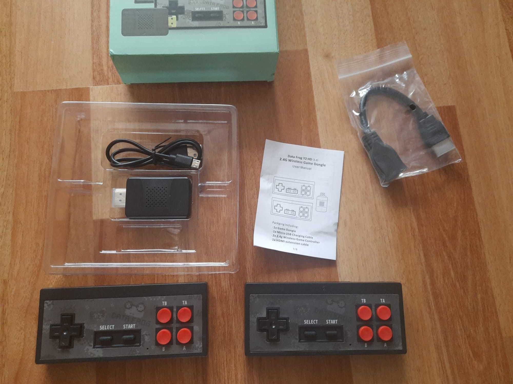 Joc tv consola mini nintendo nes HDMI terminator fara fir 1000 mario