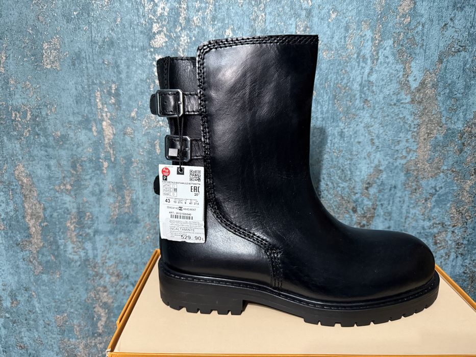 Ghete Zara din piele naturală măsura 43