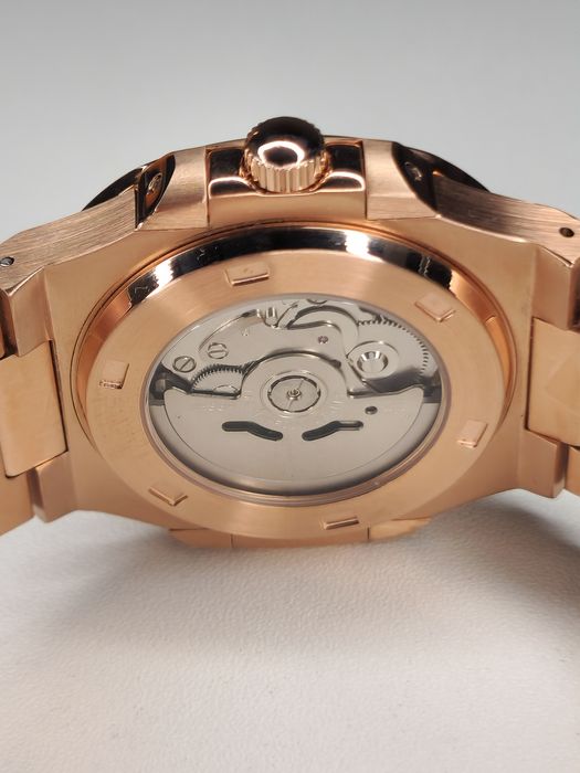 Seiko Mod Nautilus Rose Gold