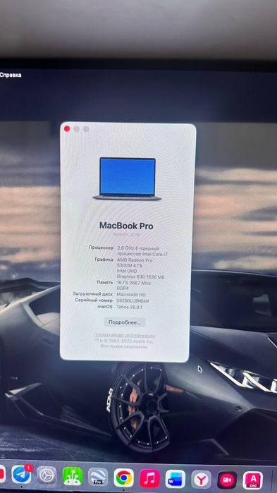 MACBOOK 16 inch 2019 A2141  i7