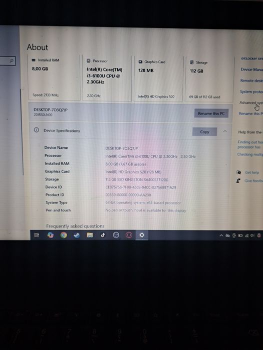 Laptop lenovo thinkpad nou nouț