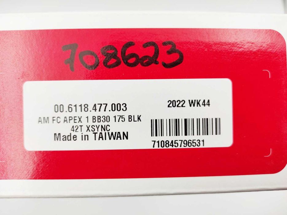 Angrenaj pedalier SRAM APEX 1  BB30 11 viteze 42T X-SYNC 175mm nou