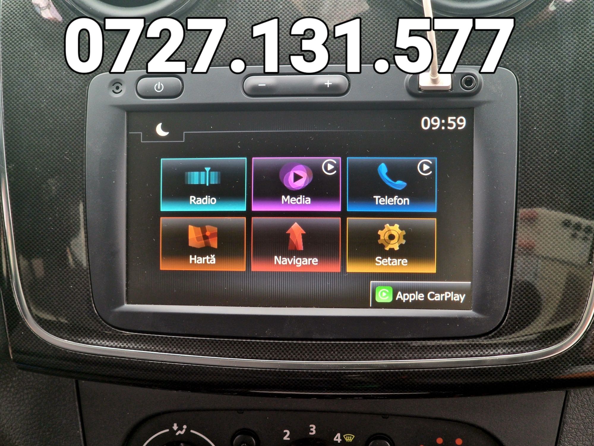 Navigatie Dacia  1.0.15.3 Android Auto Apple CarPlay Harta Full Europa