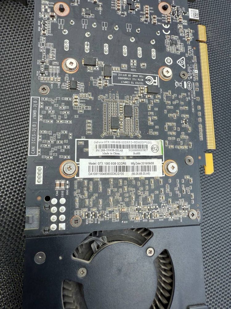 Видеокарта Nvidia Geforce gtx 1060 6 gb