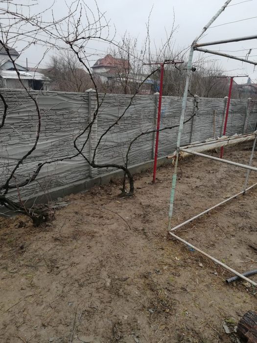 Gard beton armat.