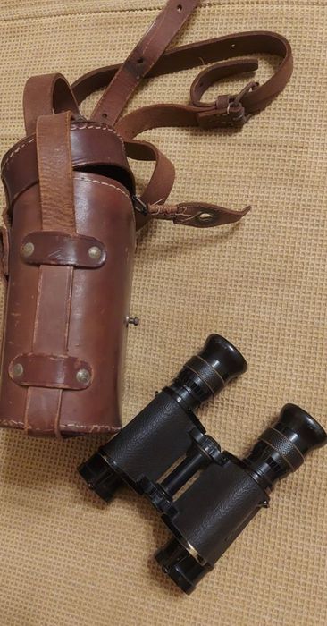 Binoclu Telemetru  WW1 Joules Huet reticul superb