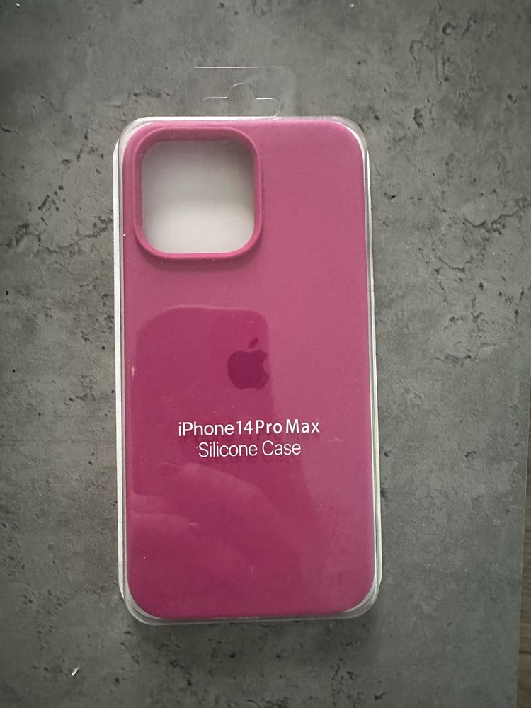 Розов и Лилав Силиконов Кейс за Iphone 14 pro max
