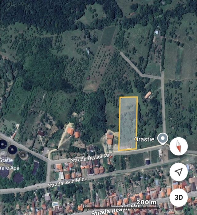 Teren intravilan Dealu Mic Orastie