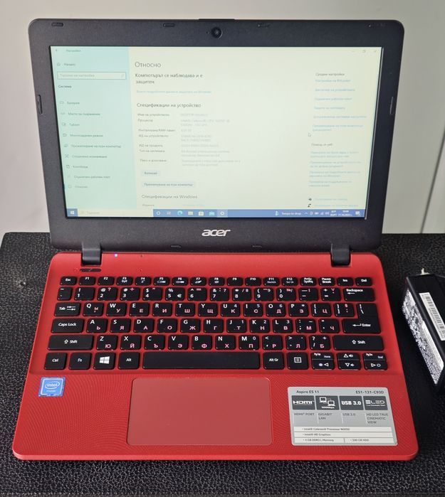 Преносим компютър лаптоп ACER ASPIRE ES 11  es1-131