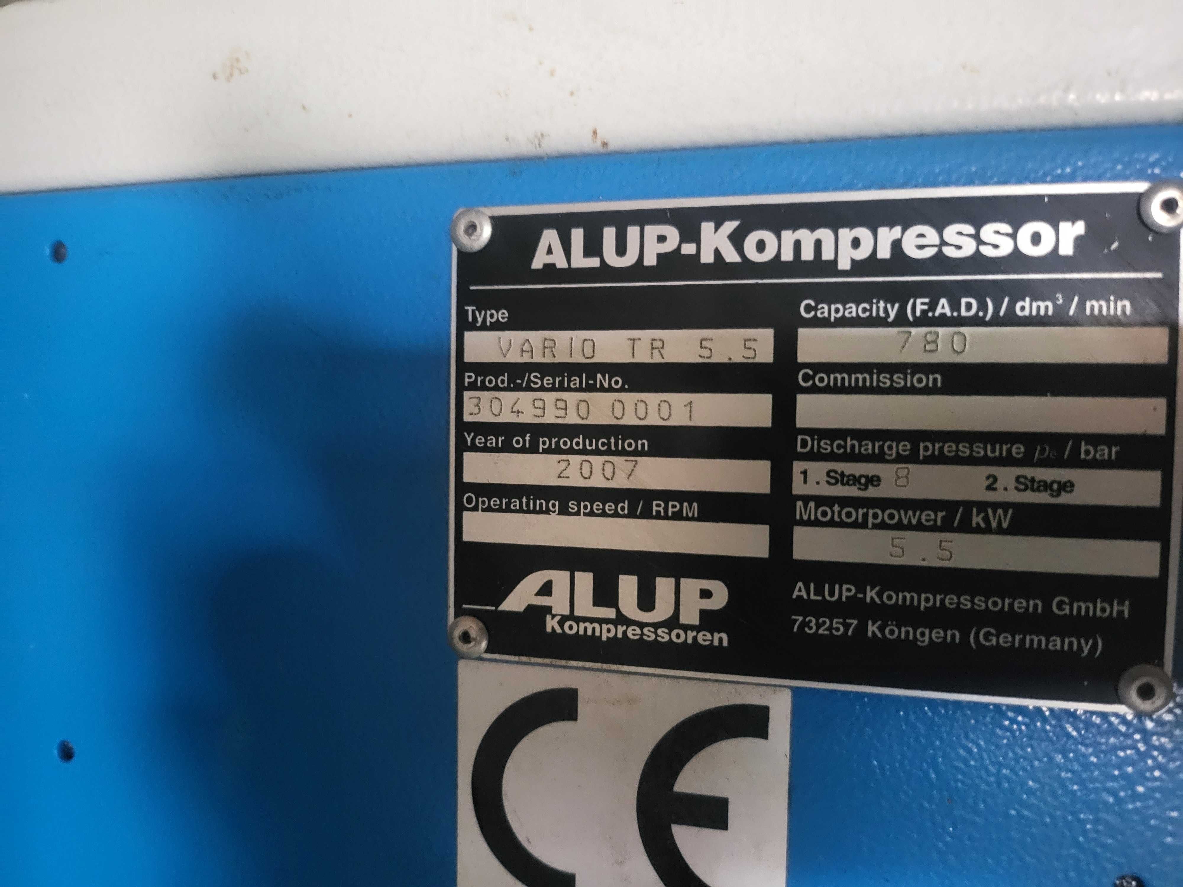 Compresor profesional elicoidal VARIO 5-08TR/500 Germania