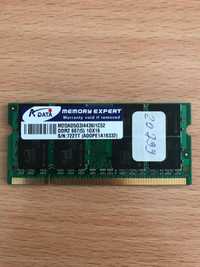 ADATA 1GB RAM MEMORY DDR2 PC2 1GX16 667(5) за лаптоп