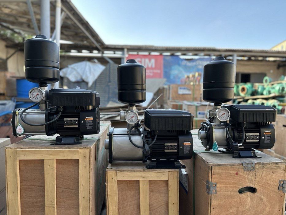 Насосная станция нержавейка насос Shimge BWIE 3-6 автомат зангламас