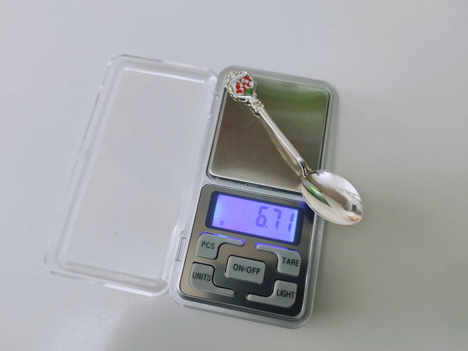 Linguriță Argint 800 suvenir cu stema Triberg copii