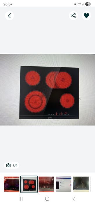 Vând plită electrica vitroceramica,gorenje.