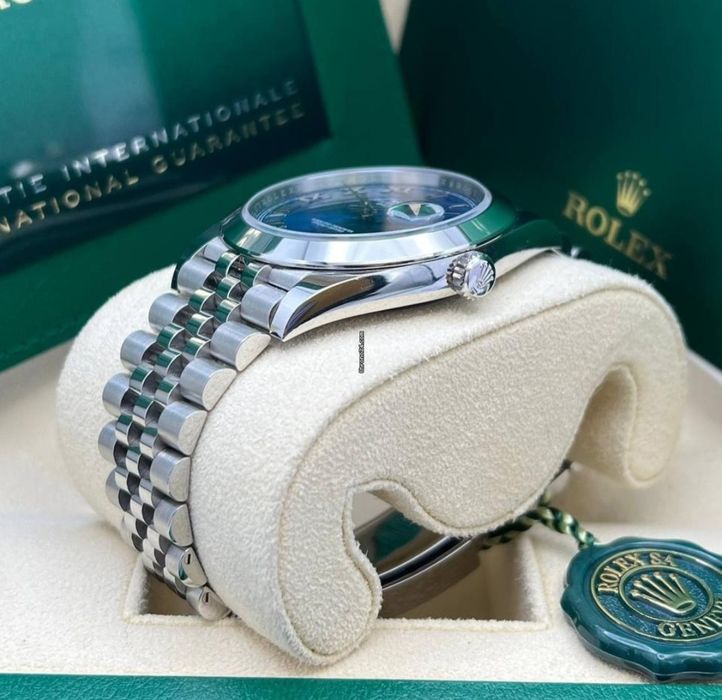 Rolex Datejust 41 Albastru Roman