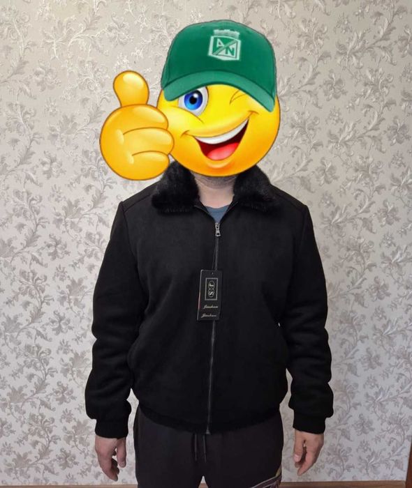 Дубленка с норковым воротником