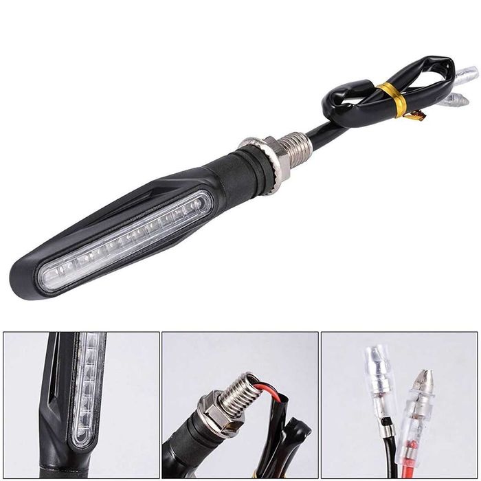 Semnalizari flexibile 12 Led moto atv ambarcatiuni jucarii copii