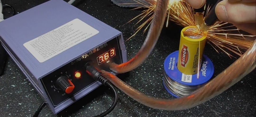 Aparat de sudura in puncte spot welder acumulatori li-ion 18650 21700