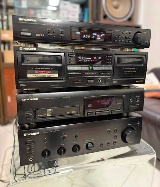 Ретро аудио система сет PIONEER - усилвател, дек, cd и тунер