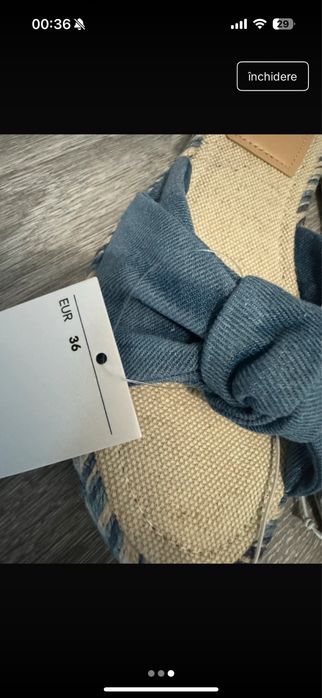 Sandale tip espadrile H&M, 36