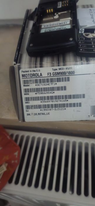 Motorola f3 la cutie de colectie