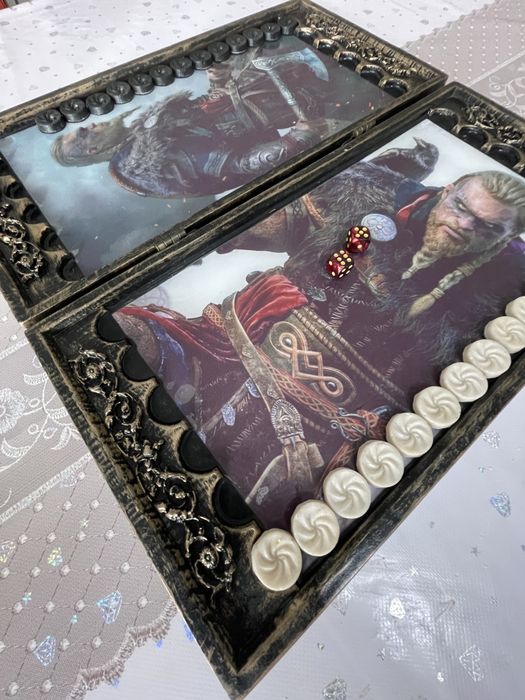 Настольные нарды. Ручной работы.