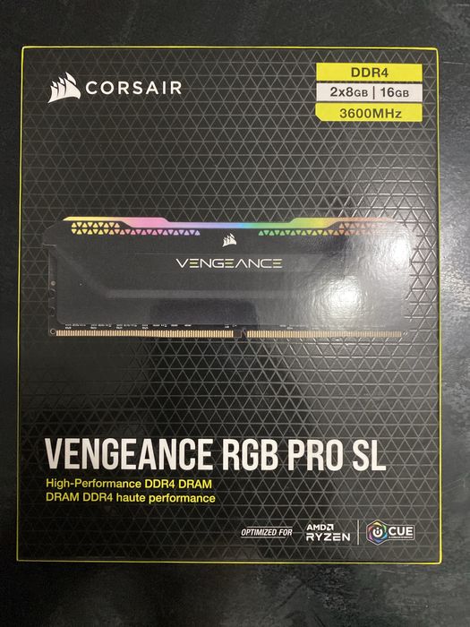 SIGILAT Kit Corsair Vengeance RGB Pro SL 16GB 2x8GB DDR4 3600MHz CL18