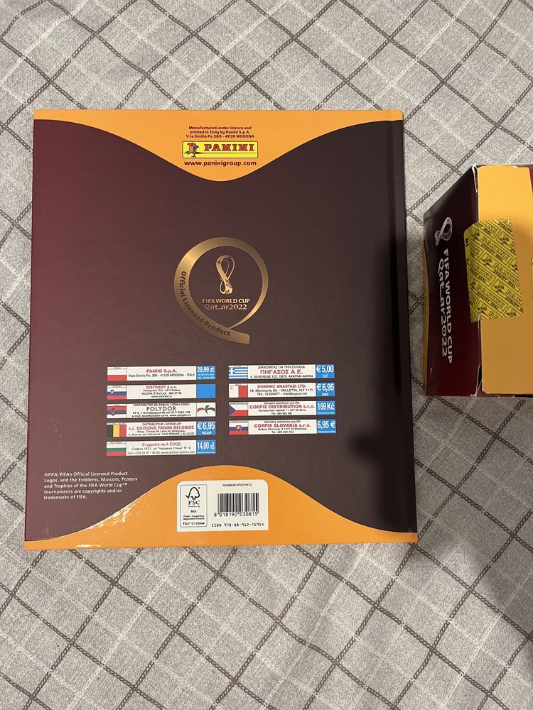 Panini World Cup 2022 Qatar cutie sigilata 100 plicuri +album cartonat