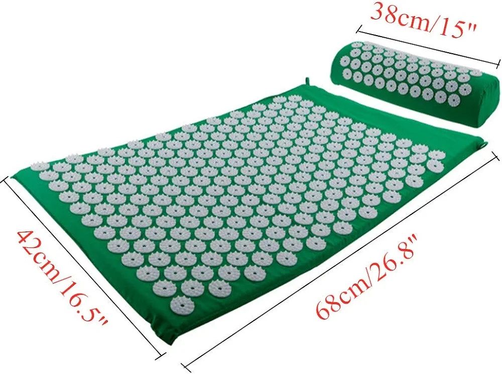 Йога Акупунктурната масажна постелка и възглавница