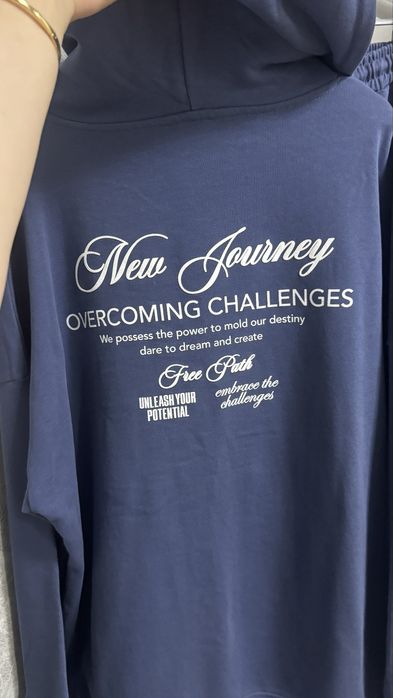 Комплект худи и штанов, сизый цвет — стильный и удобный