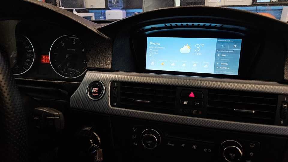 BMW E60 E90 Android навигация