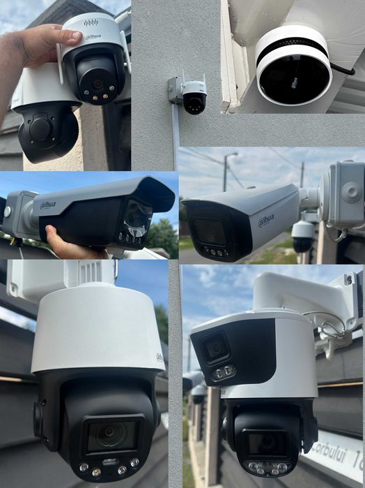 Sistem Camere supraveghere video 4k Dahua IP cu montaj Cluj Napoca
