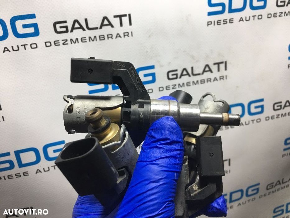 Injector Injectoare VW Passat B6 Jetta Touran Golf 5 Audi A3 Leon Toledo Octavia 2 1.4FSI 1.6FSI BLF BLP 2003 - 2010 COD : 03C 906 036 A / 0 261 500 016