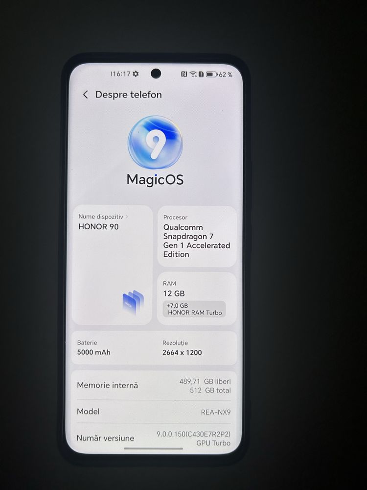 Vand telefon honor 90