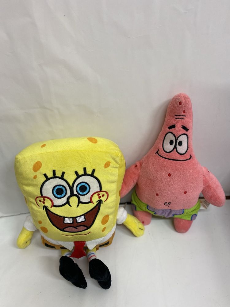 SPONGE BOB lot 2 jucării din pluș NICKELODEON