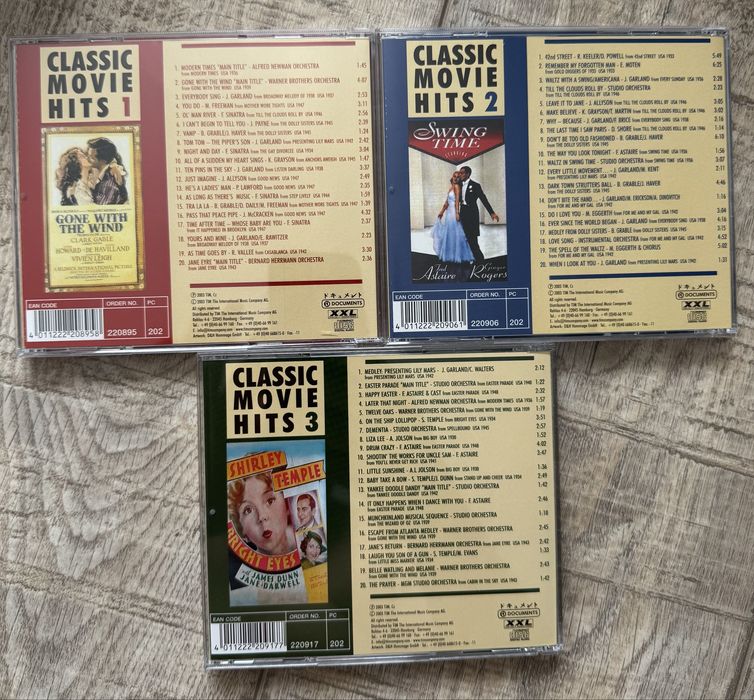 3 boxet-uri x 10 cd’s - Classic Movie Hits (melodii din filme)